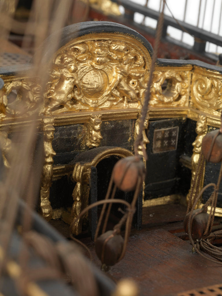 Detail of Ship of 90-guns by unknown