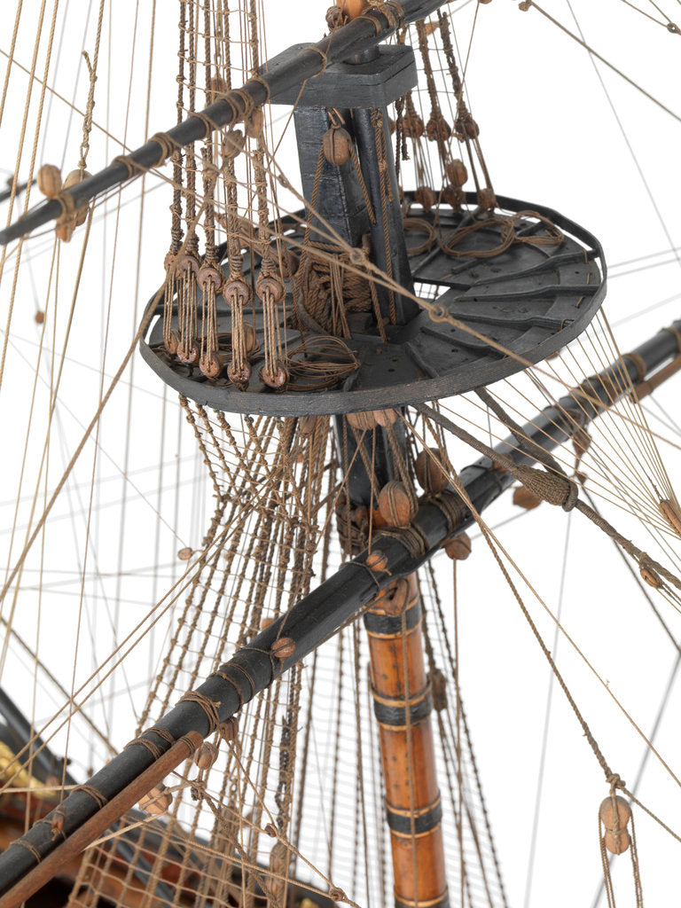 Detail of Ship of 90-guns by unknown
