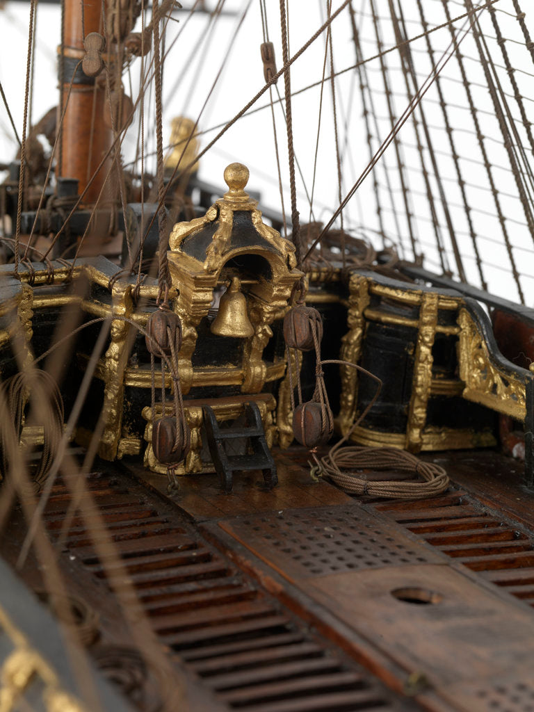 Detail of Ship of 90-guns by unknown