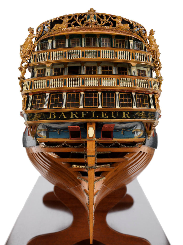 Detail of Ship of 80 guns, three decker 2nd rate by unknown