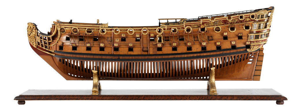Detail of Ship of 90 guns by unknown