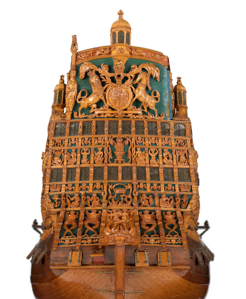 Detail of 'Sovereign of the Seas', 100 guns by unknown