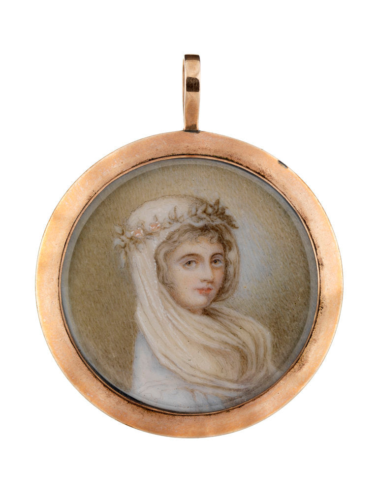 Detail of Lady Emma Hamilton (1761-1815) by unknown