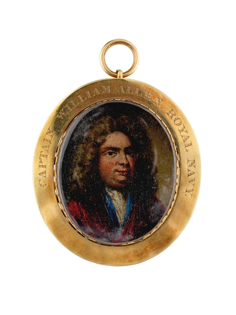 Detail of Captain William Allen (d.1696) by unknown