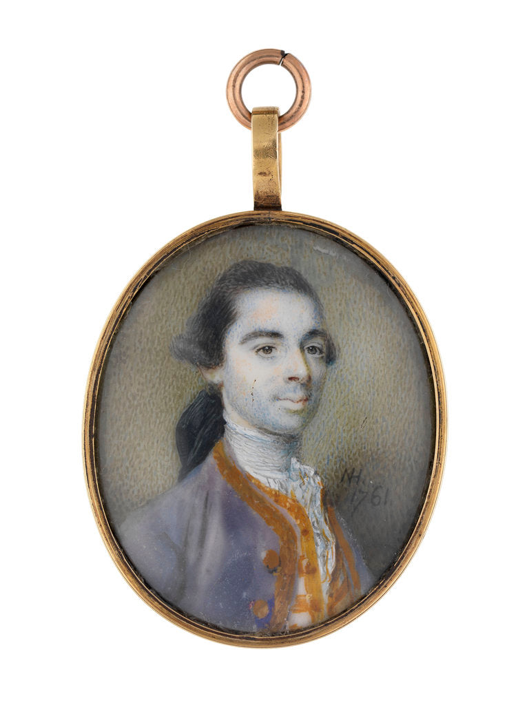 Detail of Lieutenant Charles Besson (circa 1735-1822) by Nathaniel Hone