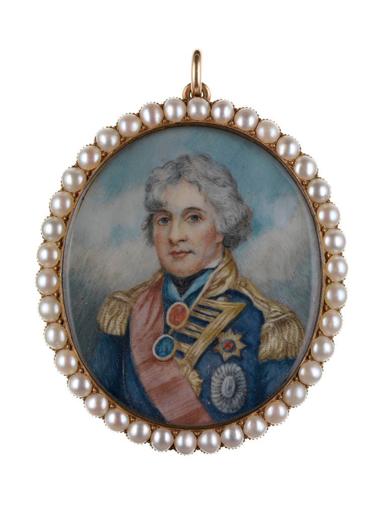 Detail of Rear-Admiral Sir Horatio Nelson (1758-1805) by John Hoppner