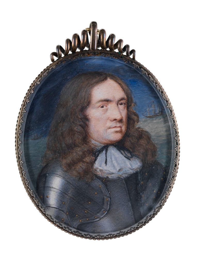 Detail of Robert Blake, General at Sea (1599-1657) by Samuel Cooper