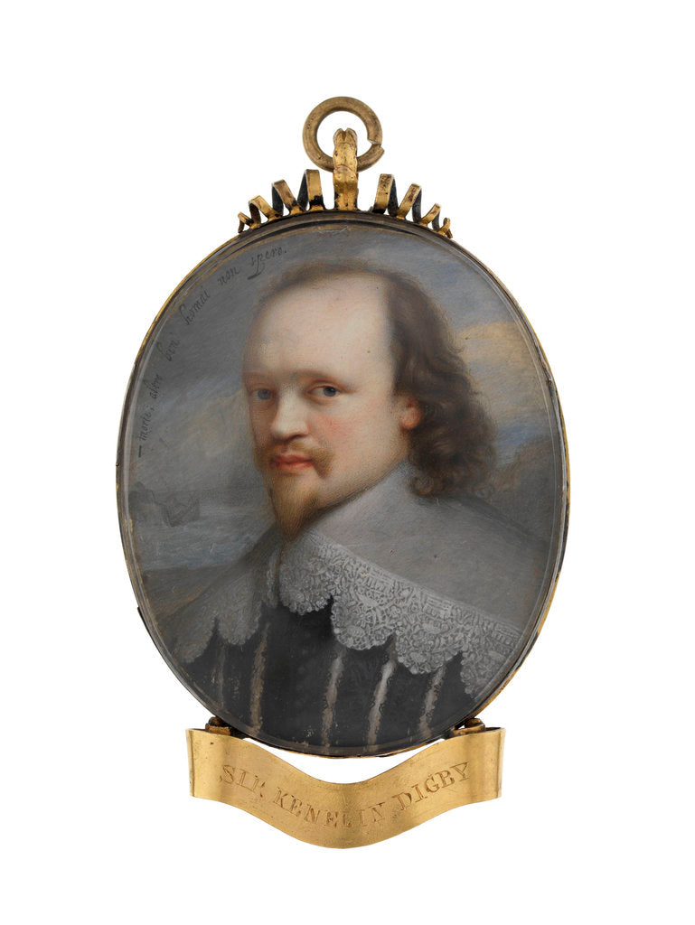 Detail of Sir Kenelm Digby (1603-1665) by John Hoskins