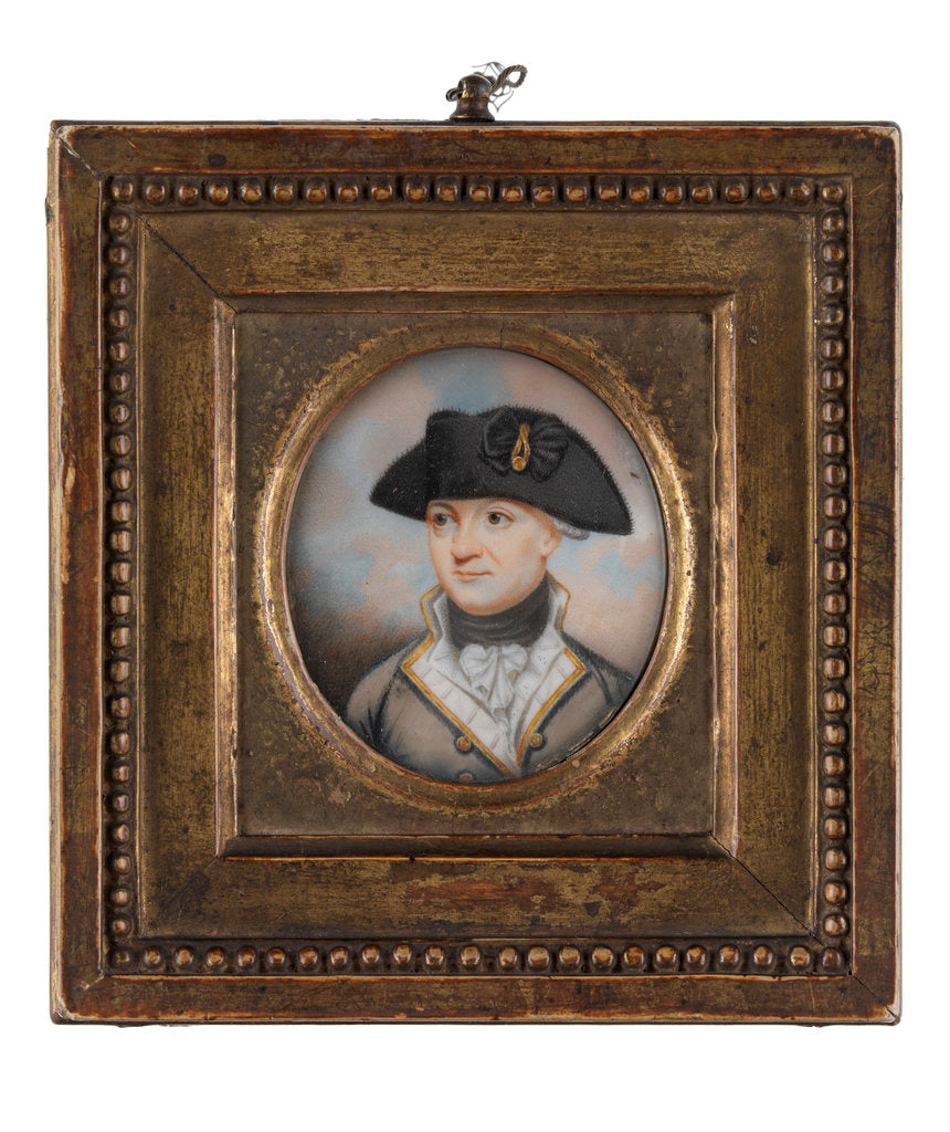 Detail of Admiral Charles Chamberlayne (1750-1810) by unknown