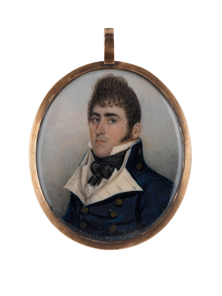 Detail of Lieutenant James Wilcox (d. 1811) by unknown