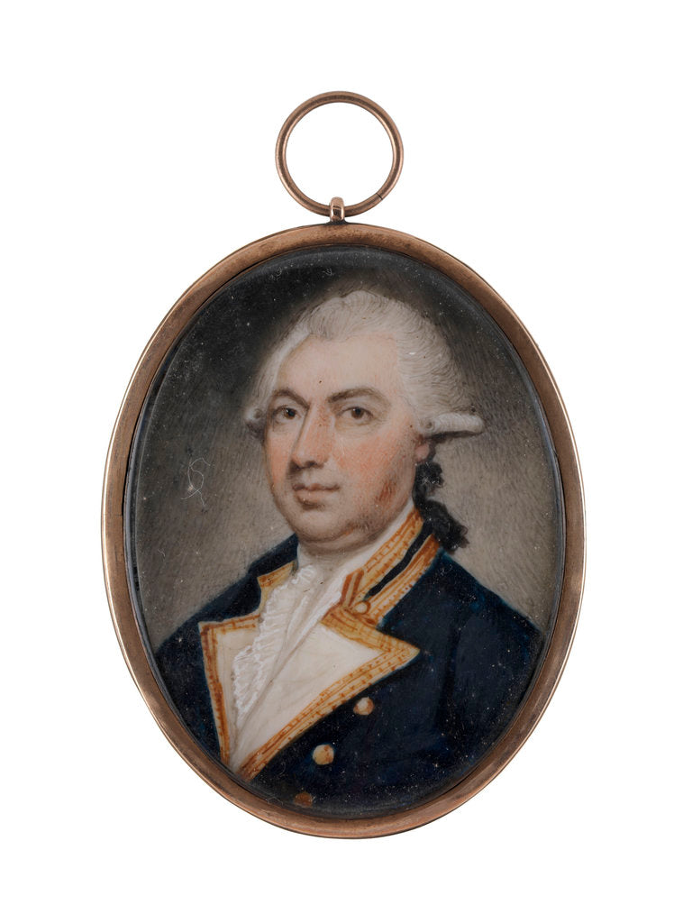 Detail of Captain Harry Harmood (circa 1740-1809) by unknown