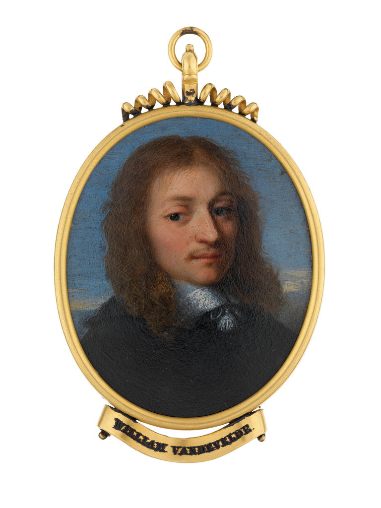 Detail of William van de Velde, the Younger (1633-1707) by unknown