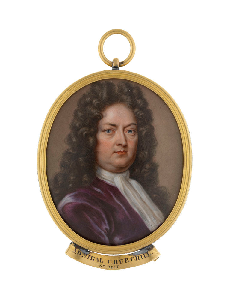 Detail of Admiral George Churchill (1654-1710) by Charles Boit