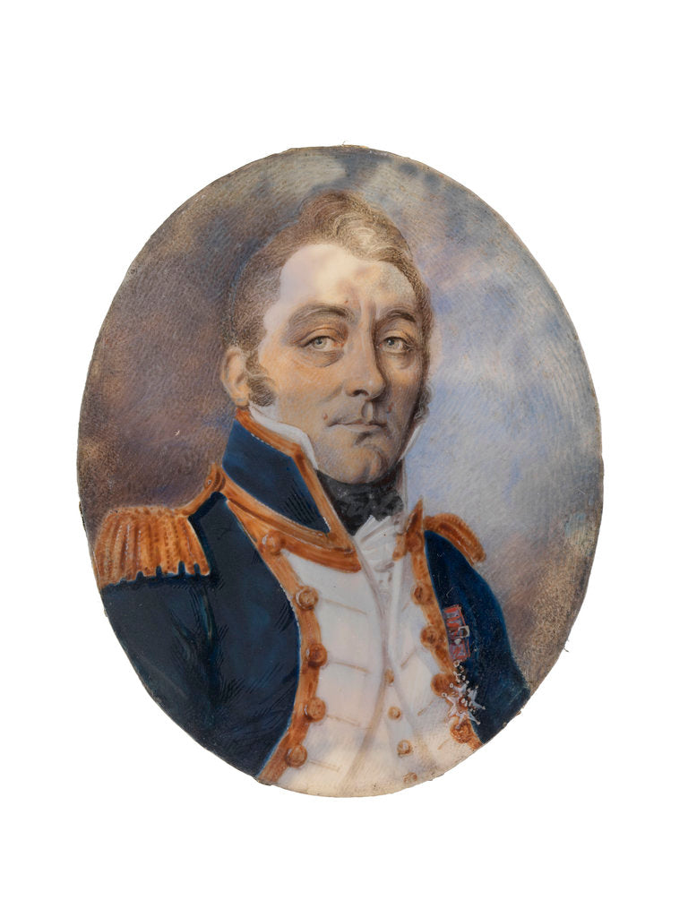 Detail of Captain Robert Bloye (1769-1847) by William Egley