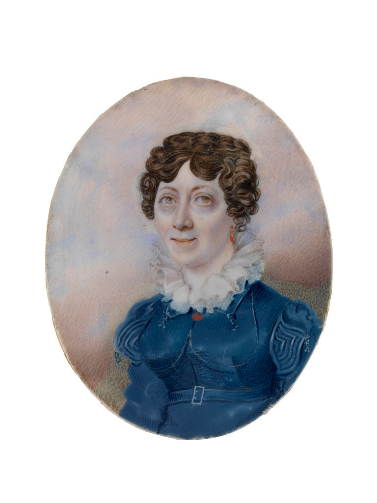 Detail of Mrs Sarah Bloye (1771-1847) by William Egley