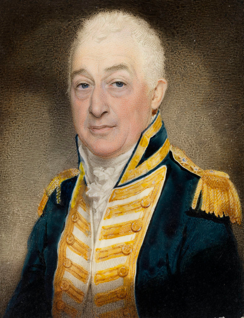 Detail of Sir Isaac Coffin by unknown
