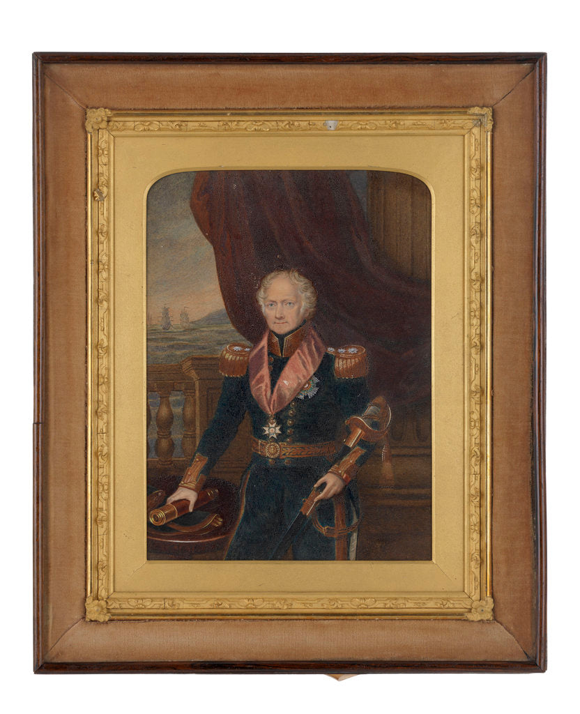Detail of Admiral of the Fleet Sir John West GCB (1774-1862) by William Hudson