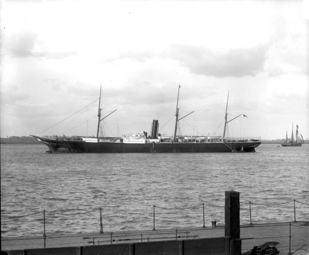 Detail of 'Lusitania' (Br, 1871) by unknown