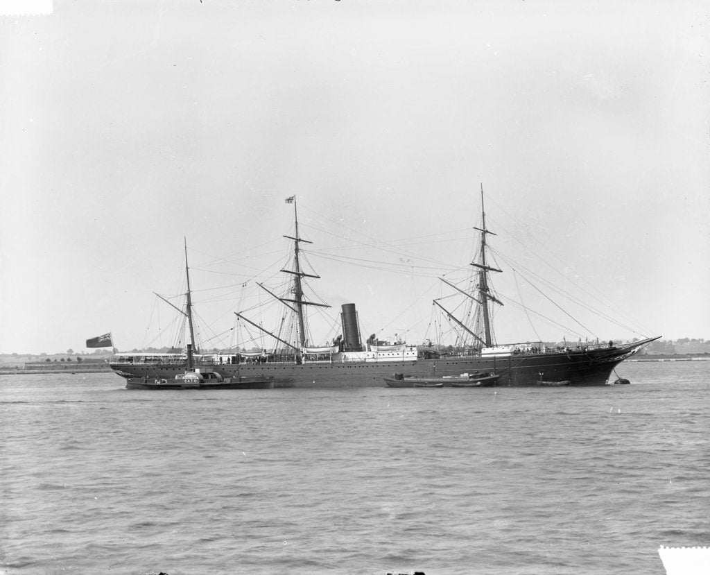 Detail of 'Lusitania' (Br, 1871) by unknown