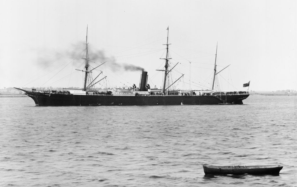 Detail of 'Lusitania' (Br, 1871) by unknown