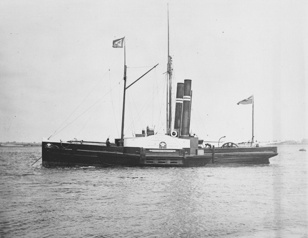 Detail of The 'Prince' (1859) tug boat by unknown
