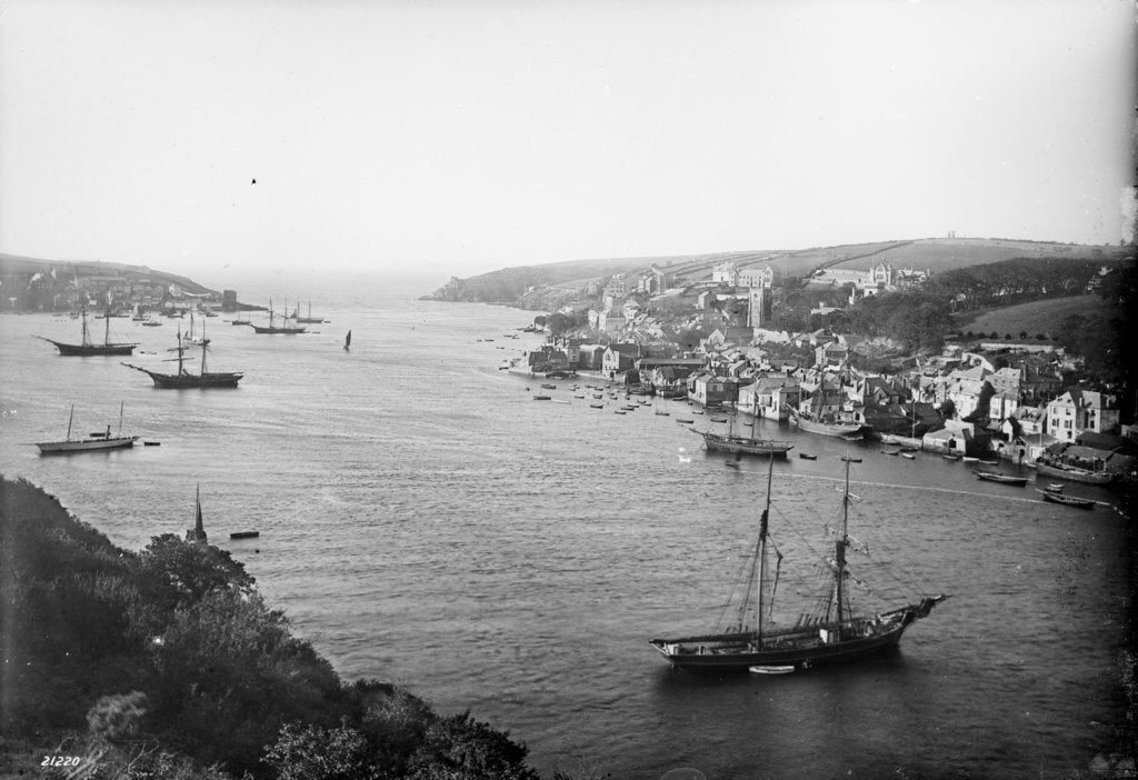 Detail of Fowey, Cornwall by Francis Frith & Co.