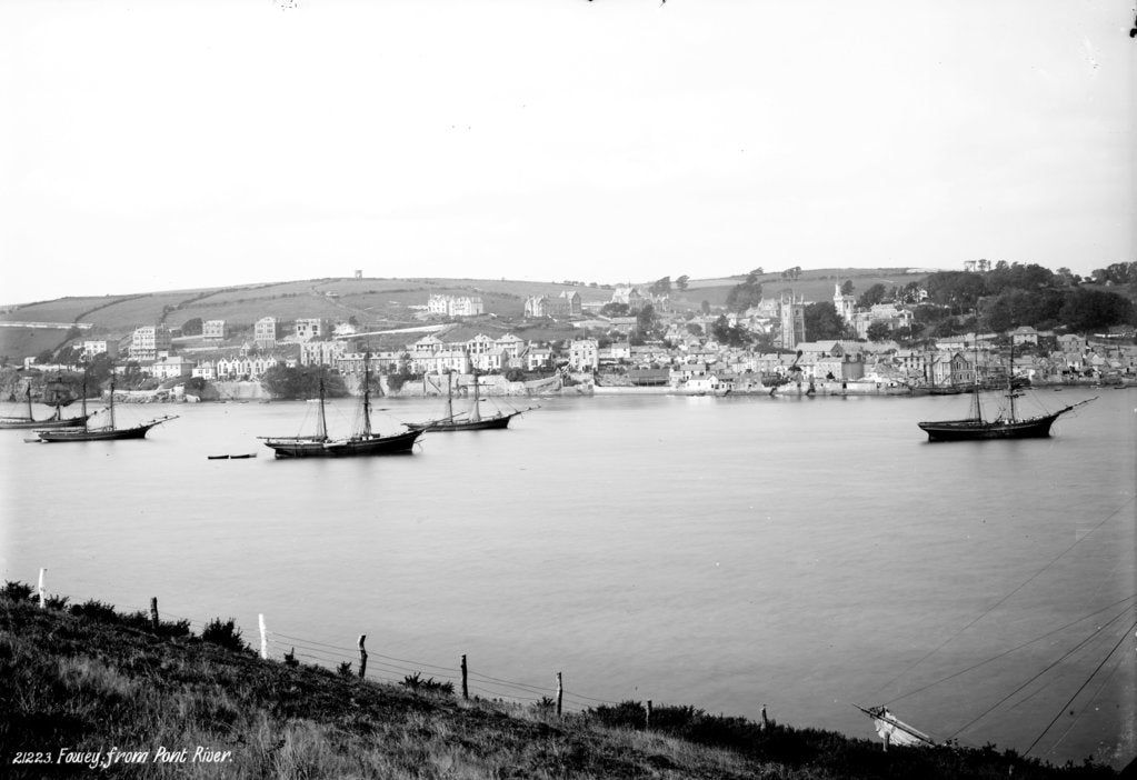 Detail of Fowey, Cornwall by Francis Frith & Co.