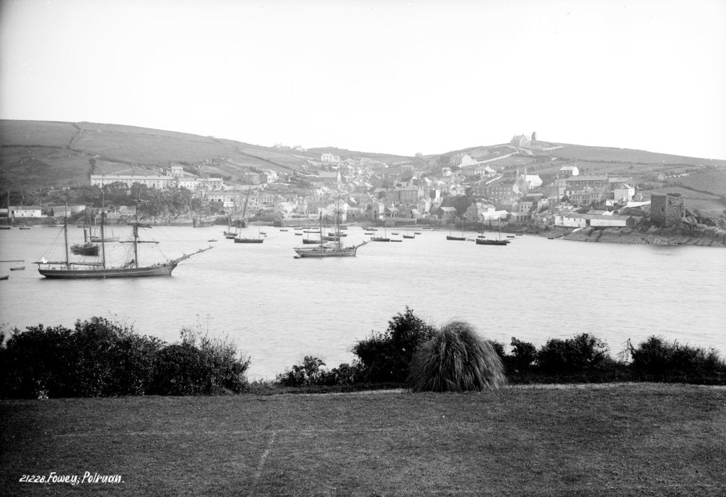 Detail of Fowey, Cornwall; Polruan, Cornwall by Francis Frith & Co.