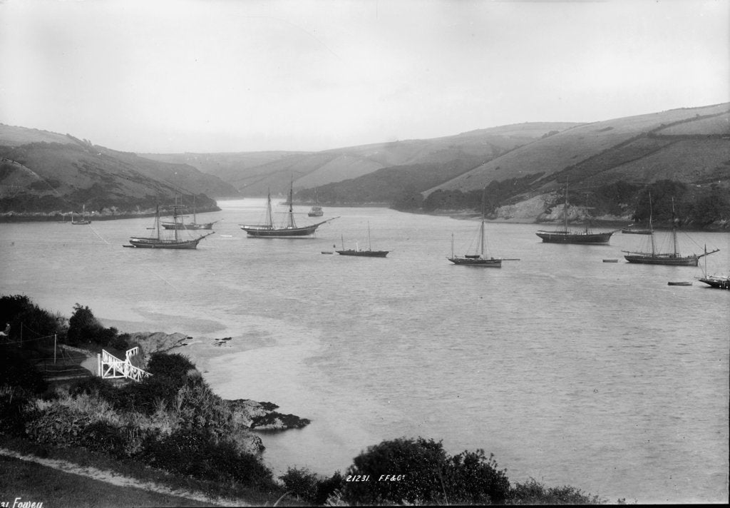 Detail of Fowey, Cornwall by Francis Frith & Co.