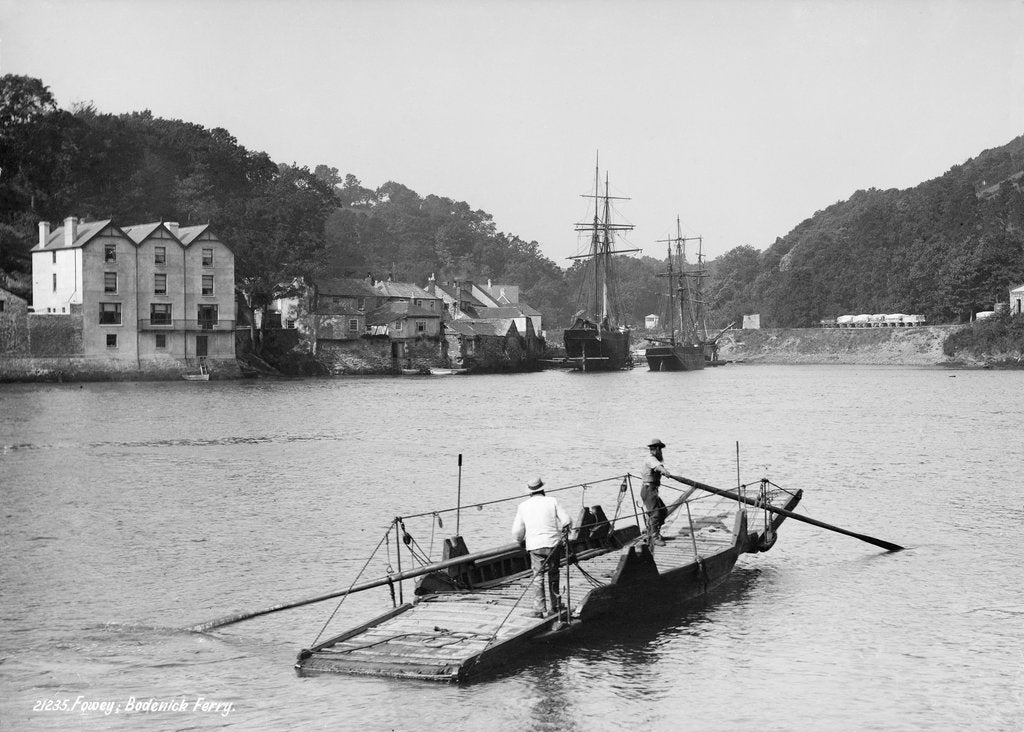 Detail of Fowey, Cornwall by Francis Frith & Co.