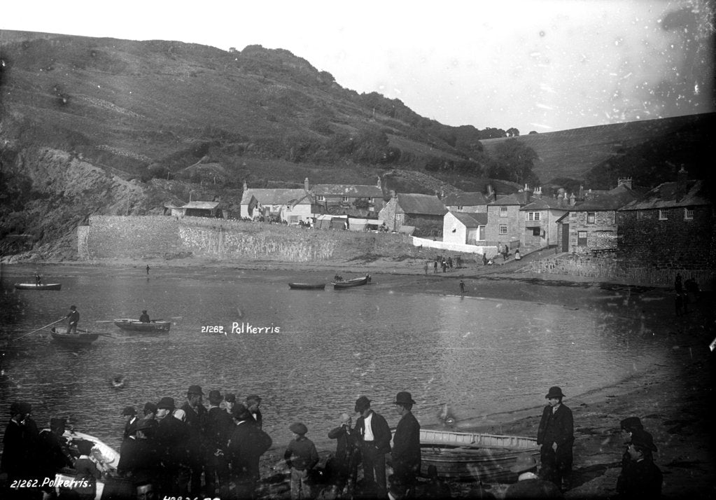 Detail of Polkerris, Cornwall by Francis Frith & Co.