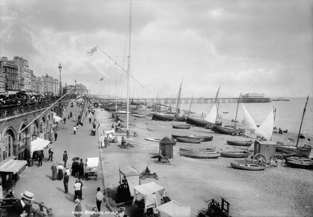 Detail of Brighton promenade by National Maritime Museum