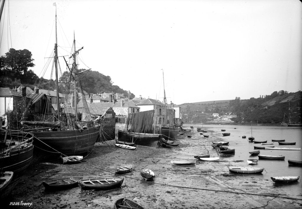 Detail of Fowey, Cornwall by Francis Frith & Co.