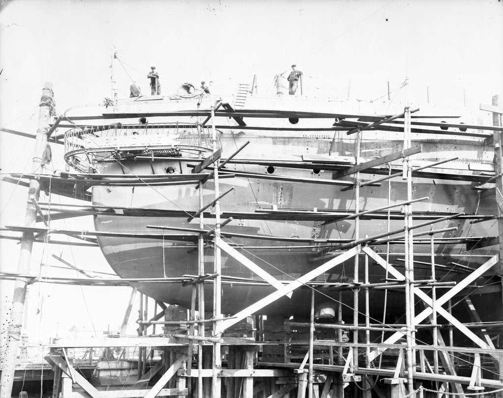 Detail of Battleship HMS 'Iron Duke' (1912) by unknown