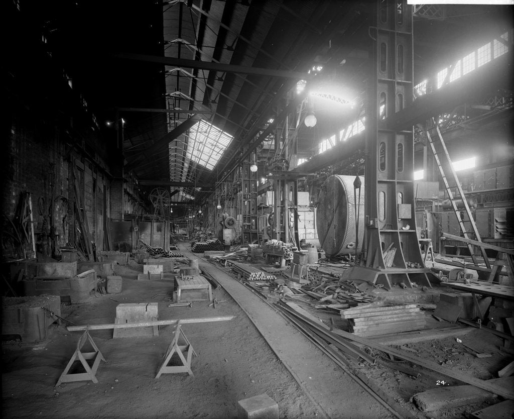 Detail of Boiler Works at John Brown & Co. Ltd, Clydebank, 1901 by Bedford Lemere & Co.