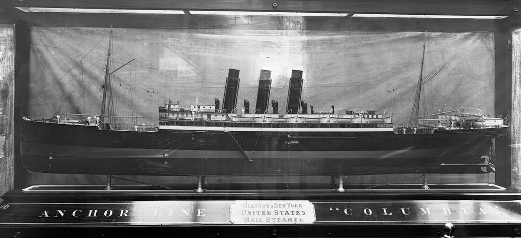 Detail of Model of the 'Columbia' (1902) by Bedford Lemere & Co.