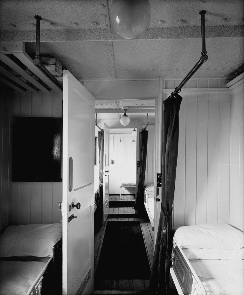 Detail of First Class suite on the 'Highland Loch' (1911) by Bedford Lemere & Co.