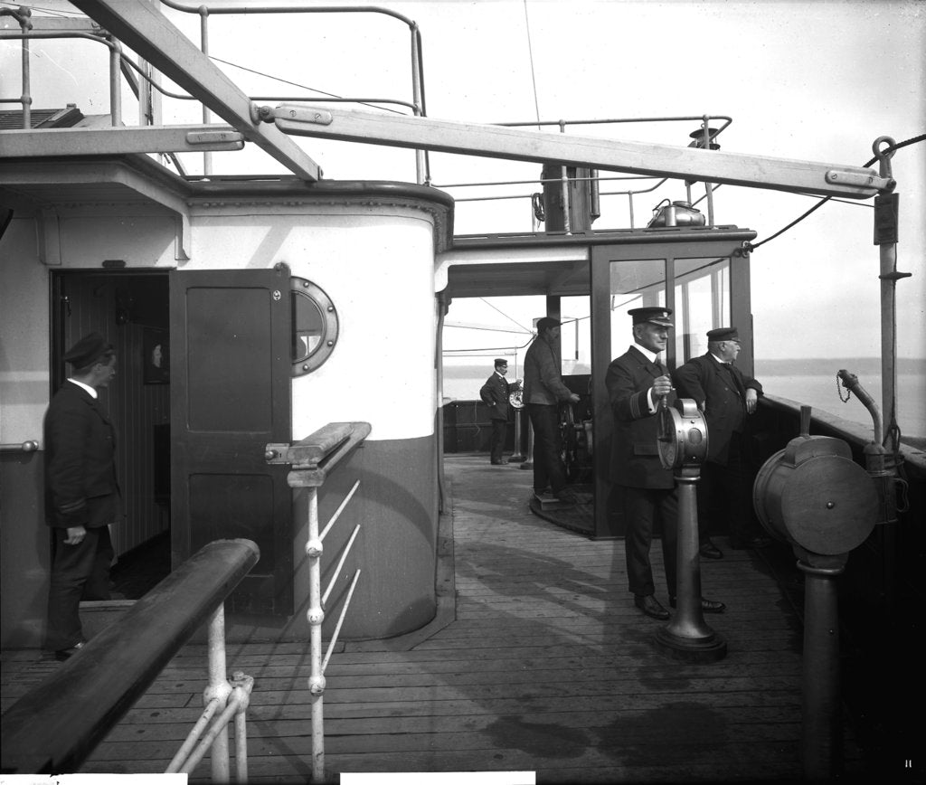 Detail of Bridge on the 'Highland Loch' (1911) by Bedford Lemere & Co.