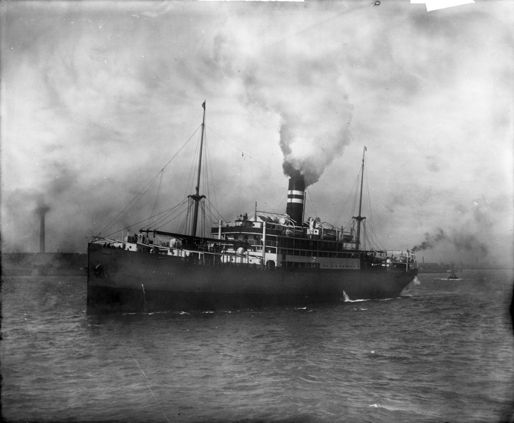Detail of 'Highland Loch' (1911) by Bedford Lemere & Co.