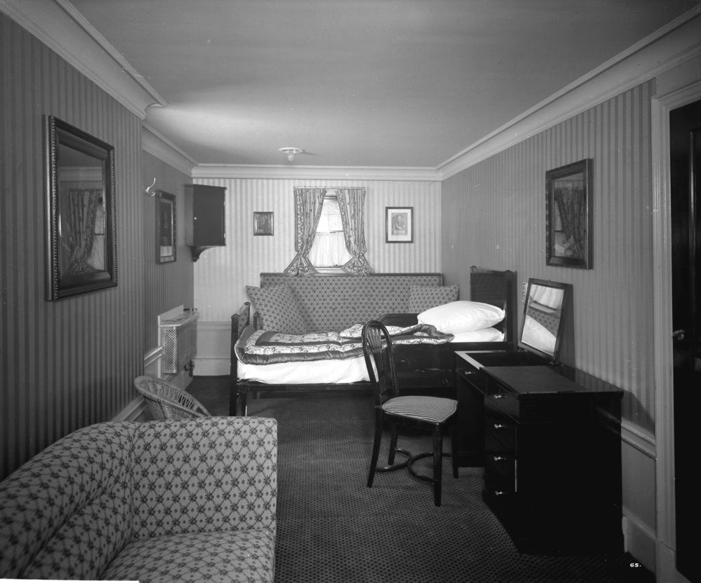 Detail of Holbein Suite on the 'Aquitania' (1914) by Bedford Lemere & Co.