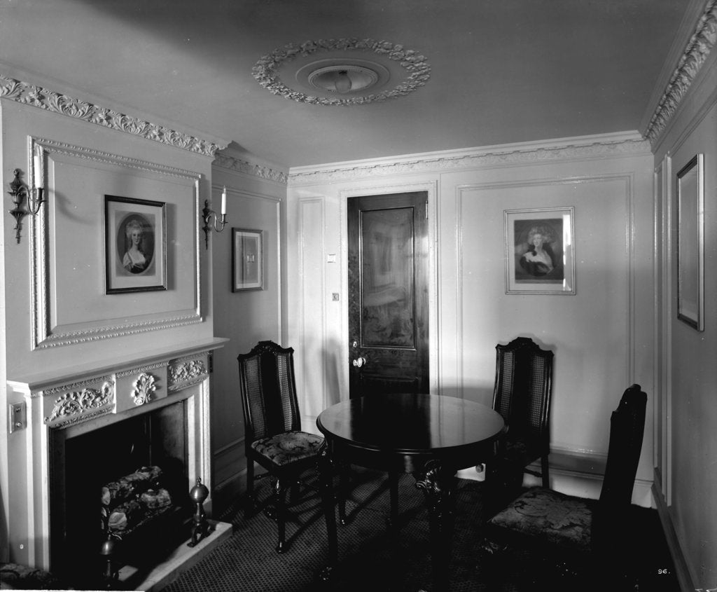 Detail of Reynolds Suite on the 'Aquitania' (1914) by Bedford Lemere & Co.