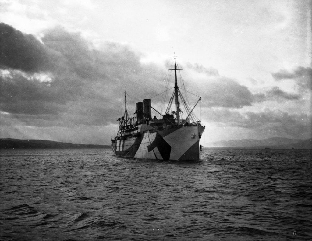 Detail of The passenger liner 'Melita' (1918) underway by Bedford Lemere & Co.