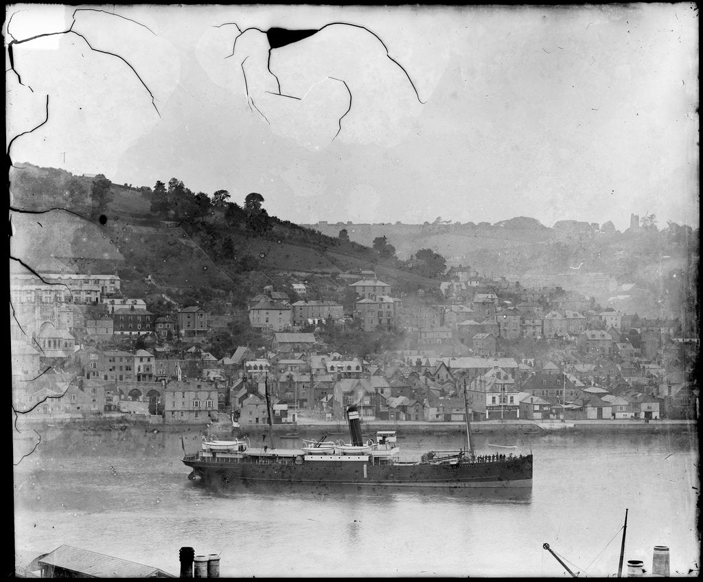 Detail of 'Princess Beatrice' (Br,1893), under way at Dartmouth by Anonymous