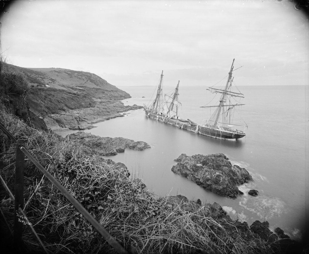 Detail of 'Bay of Panama' (1883) by Gibson's of Scilly Shipwreck Collection