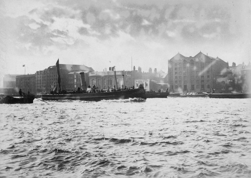 Detail of St John's Wharf, Wapping, London by unknown