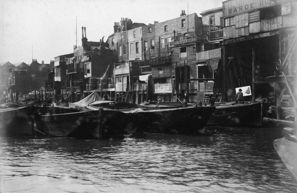 Detail of At Limehouse by Thacker
