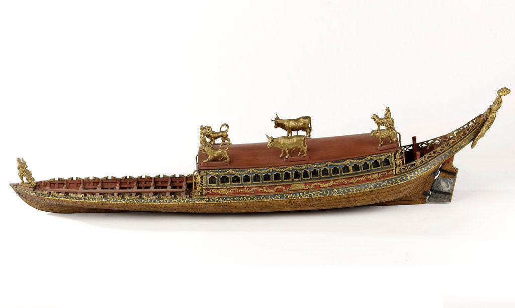 Detail of Ceremonial barge by unknown