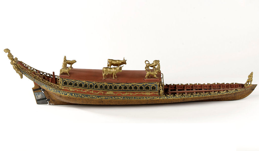 Detail of Ceremonial barge by unknown