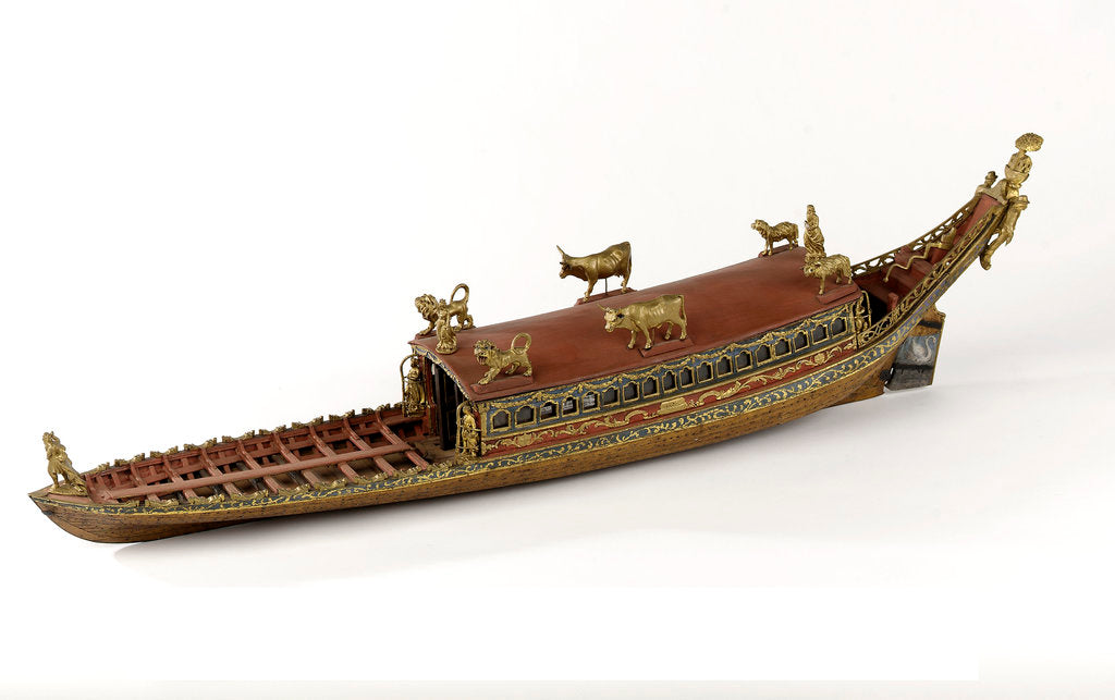 Detail of Ceremonial barge by unknown