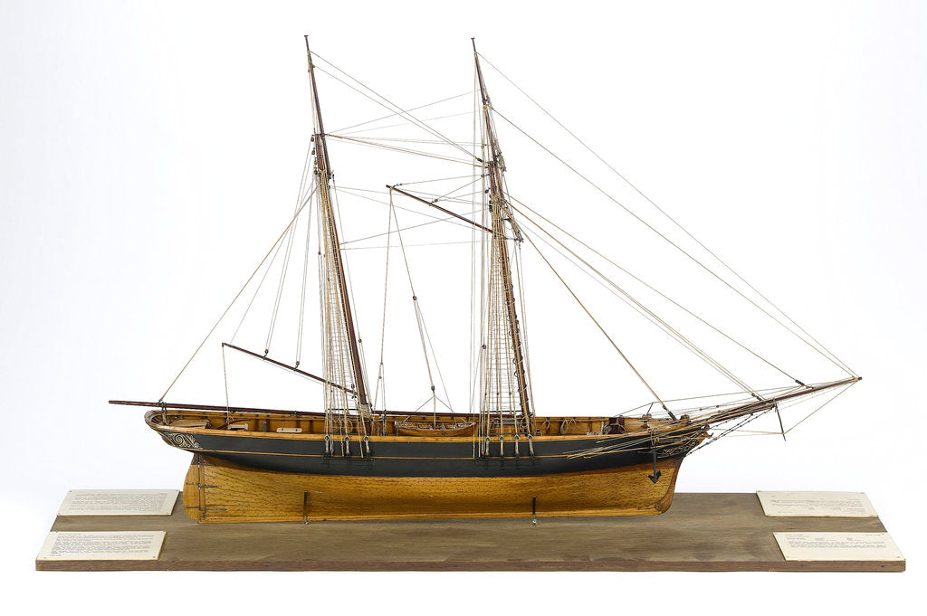 Detail of 'Aim', starboard broadside by unknown